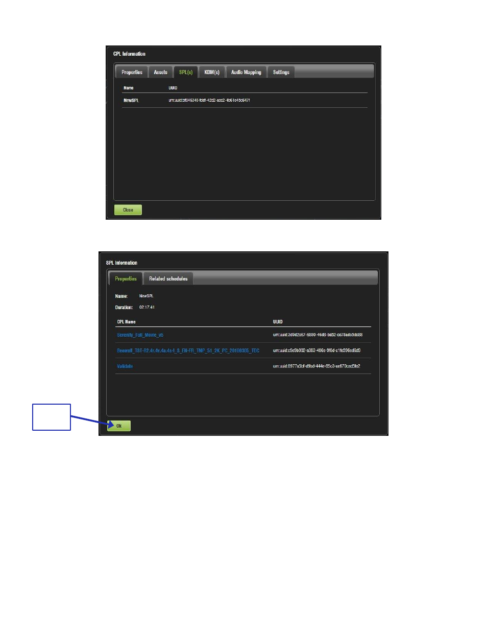 Figure 289), Figure 290) | Doremi IMS1000 User Manual | Page 233 / 320