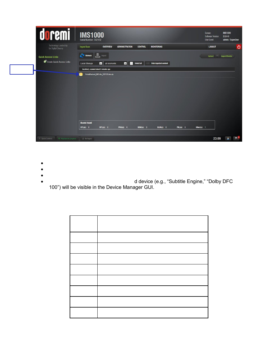 Doremi IMS1000 User Manual | Page 244 / 320