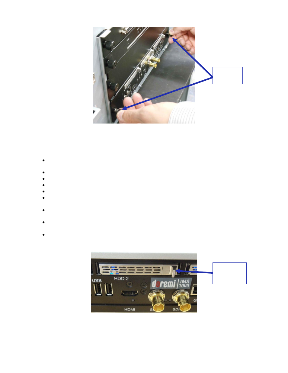 Hdds, 2 hdds | Doremi IMS1000 User Manual | Page 38 / 320