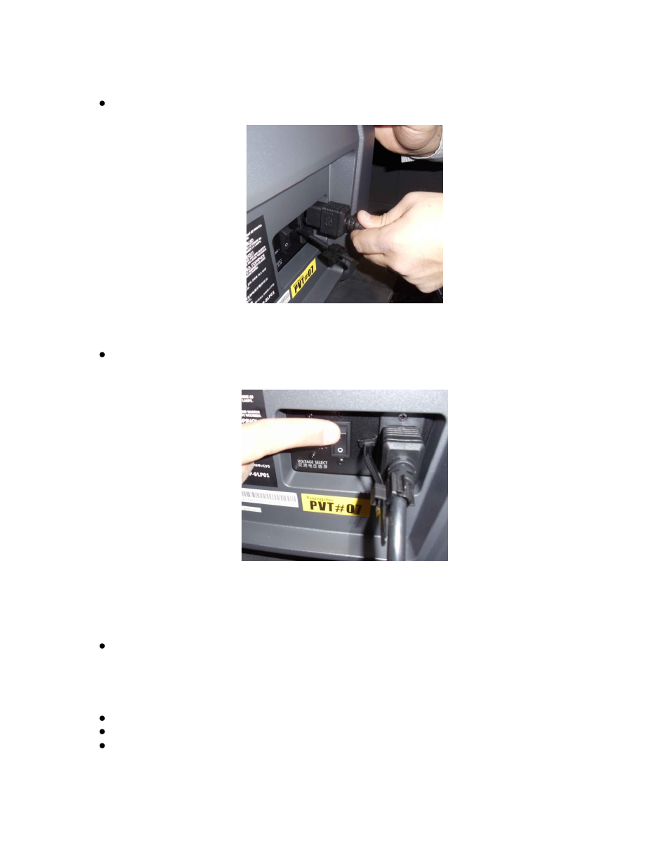 Power on projector, Accessing the gui, 7 power on projector | 8 accessing the gui | Doremi IMS1000 User Manual | Page 44 / 320