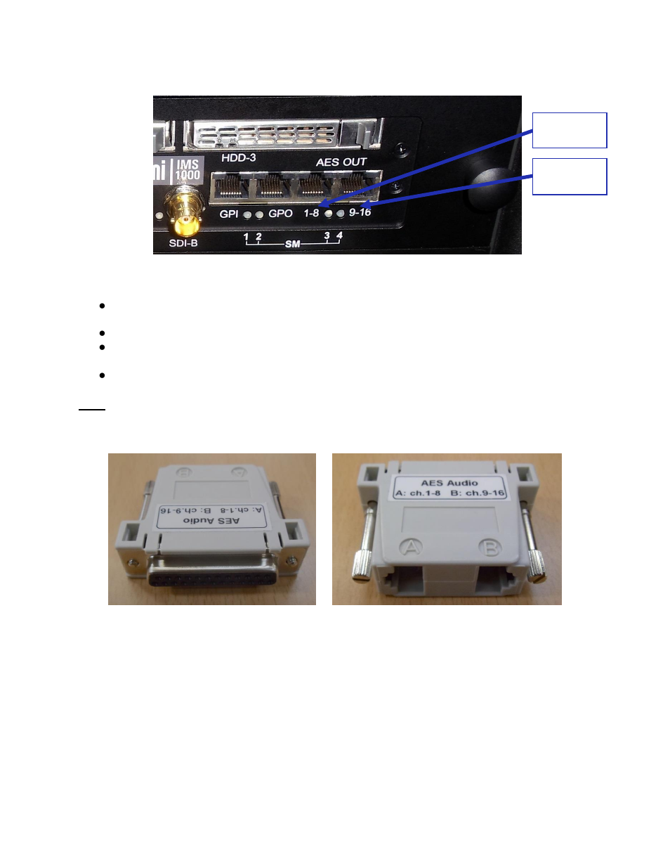 Audio cables installation, 3 audio cables installation | Doremi IMS1000 User Manual | Page 57 / 320