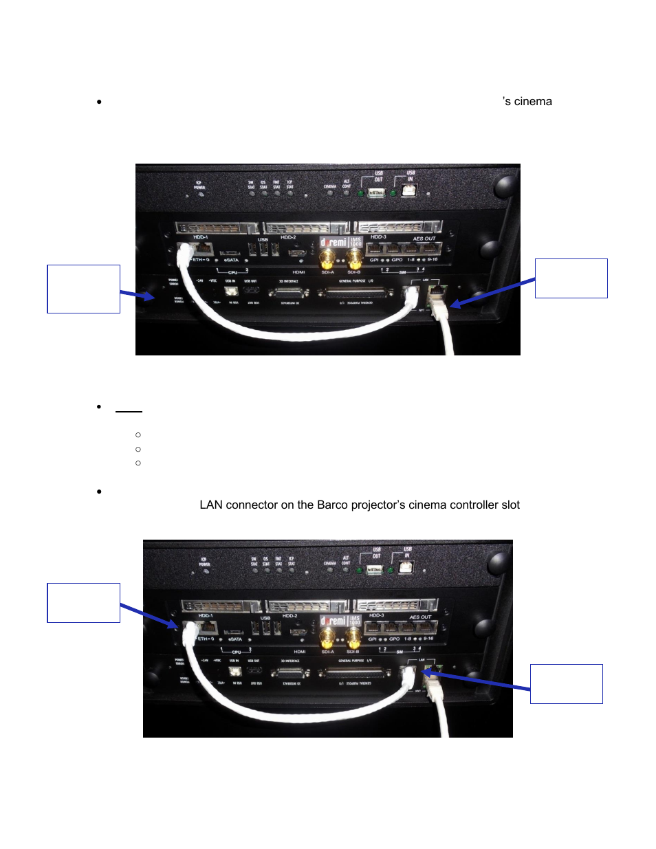 Ethernet cables, 5 ethernet cables | Doremi IMS1000 User Manual | Page 59 / 320