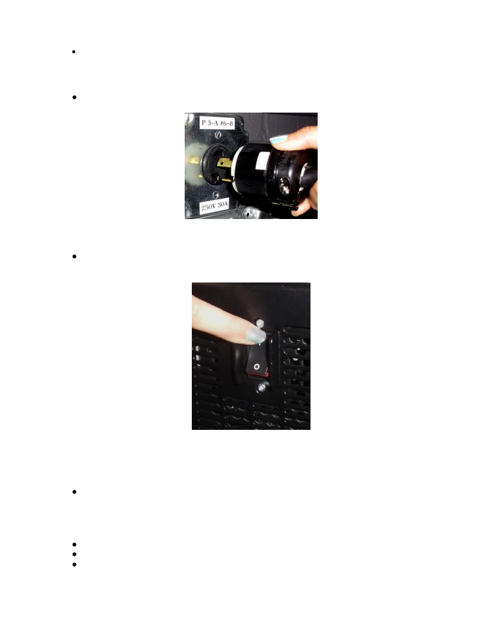 Power on projector, Accessing the gui, 6 power on projector | 7 accessing the gui | Doremi IMS1000 User Manual | Page 60 / 320