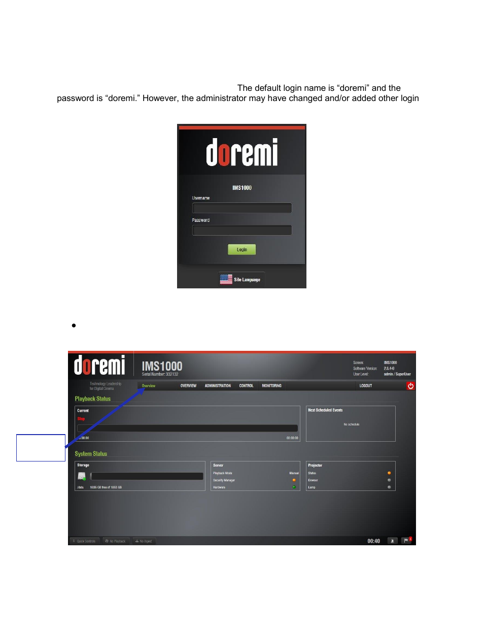 Operating system, 8operating system | Doremi IMS1000 User Manual | Page 85 / 320