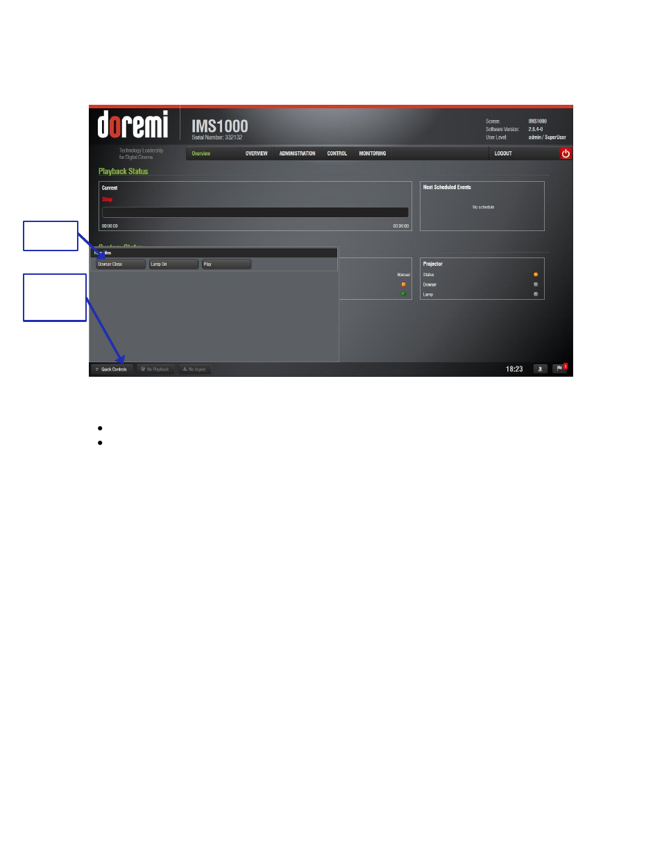 Playback | Doremi IMS1000 User Manual | Page 97 / 320