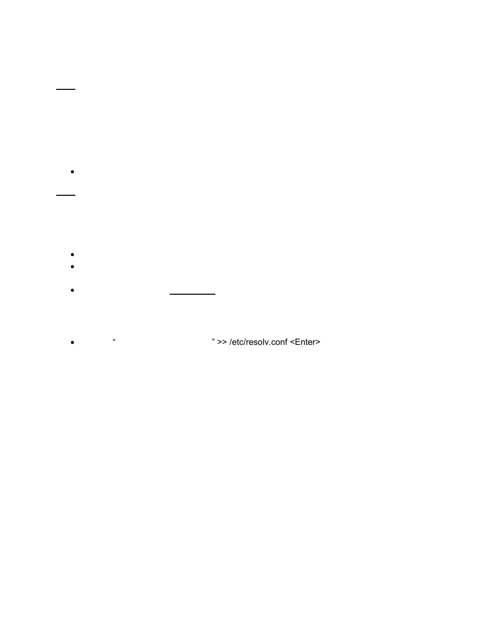 Network configuration via cli, Ip configuration, Servers (optional) | Dns (required for ntp), 2 network configuration via cli | Doremi LE100 User Manual | Page 18 / 52