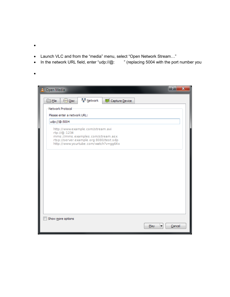 Verifying streaming output | Doremi LE100 User Manual | Page 42 / 52