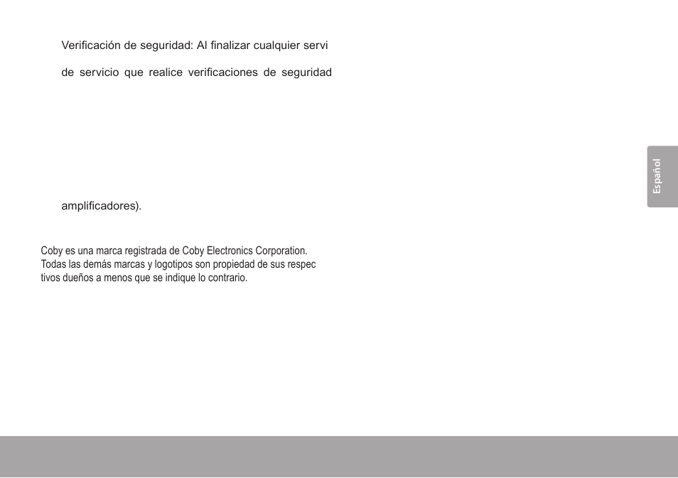 COBY electronic CSMP77 User Manual | Page 25 / 38