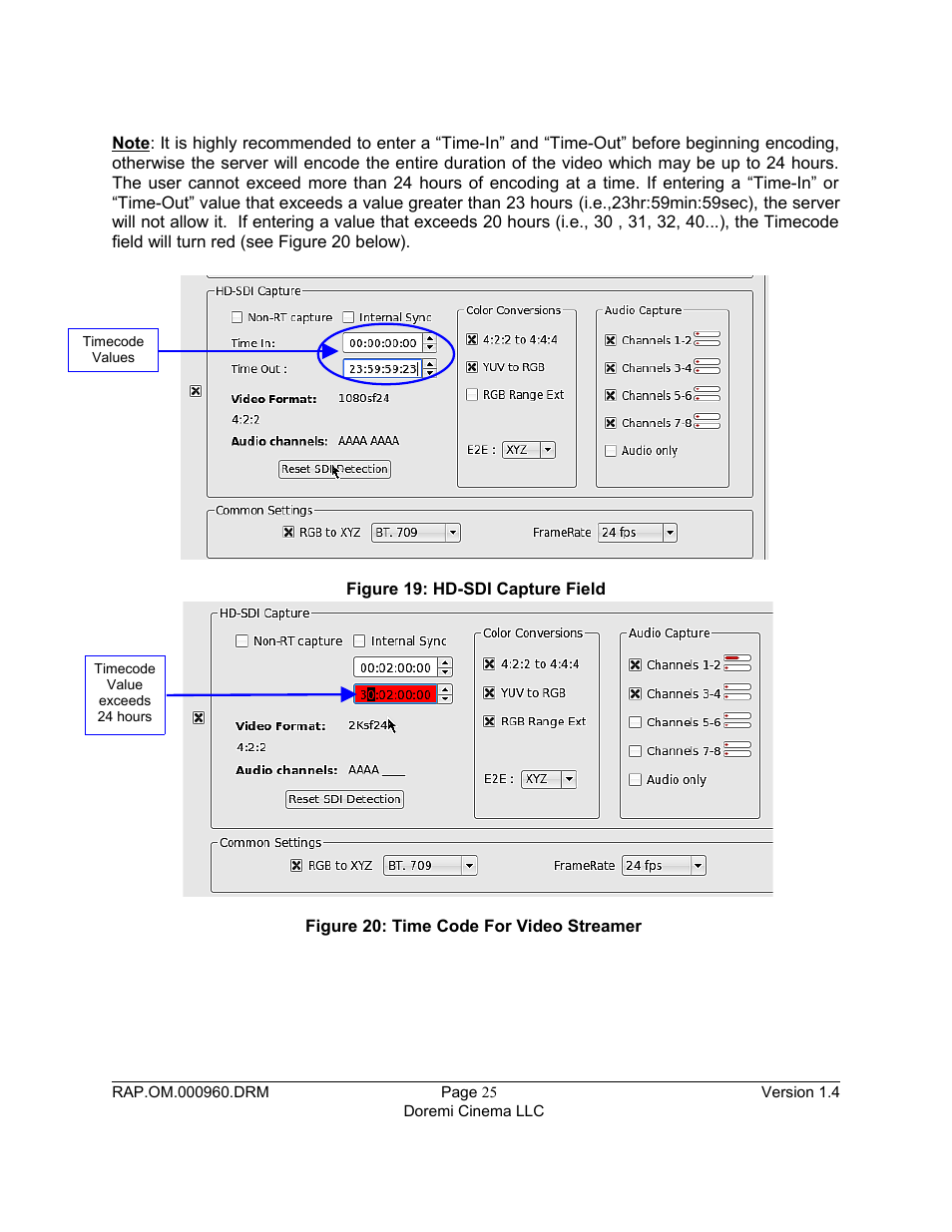 Doremi Rapid and Rapid-2x User Manual | Page 25 / 91