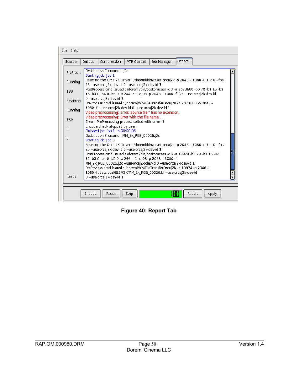 Doremi Rapid and Rapid-2x User Manual | Page 50 / 91