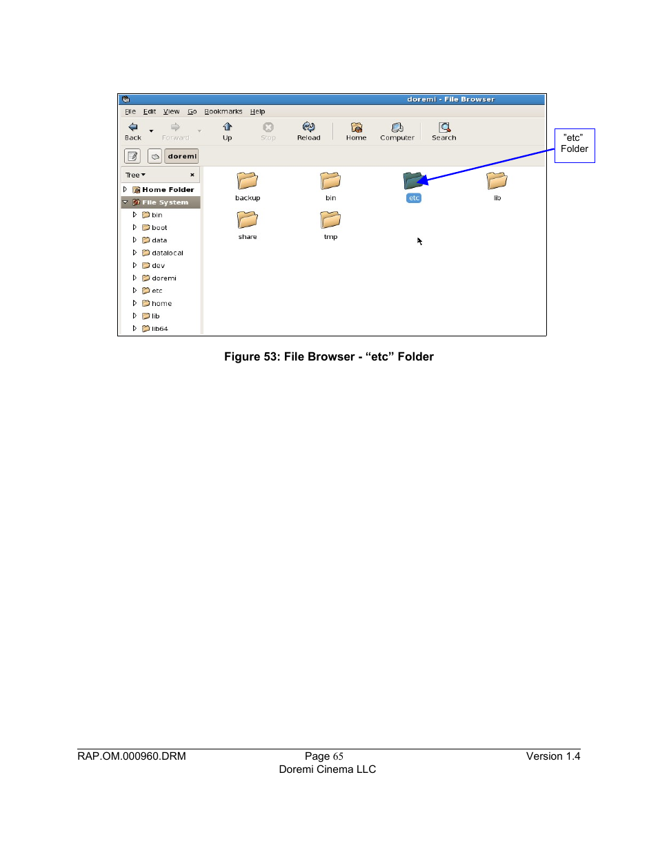 Figure 53 | Doremi Rapid and Rapid-2x User Manual | Page 65 / 91