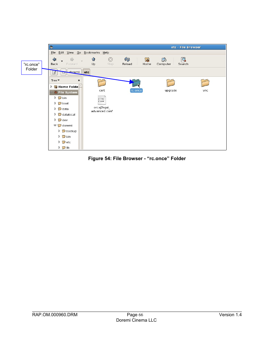 Figure 54 | Doremi Rapid and Rapid-2x User Manual | Page 66 / 91