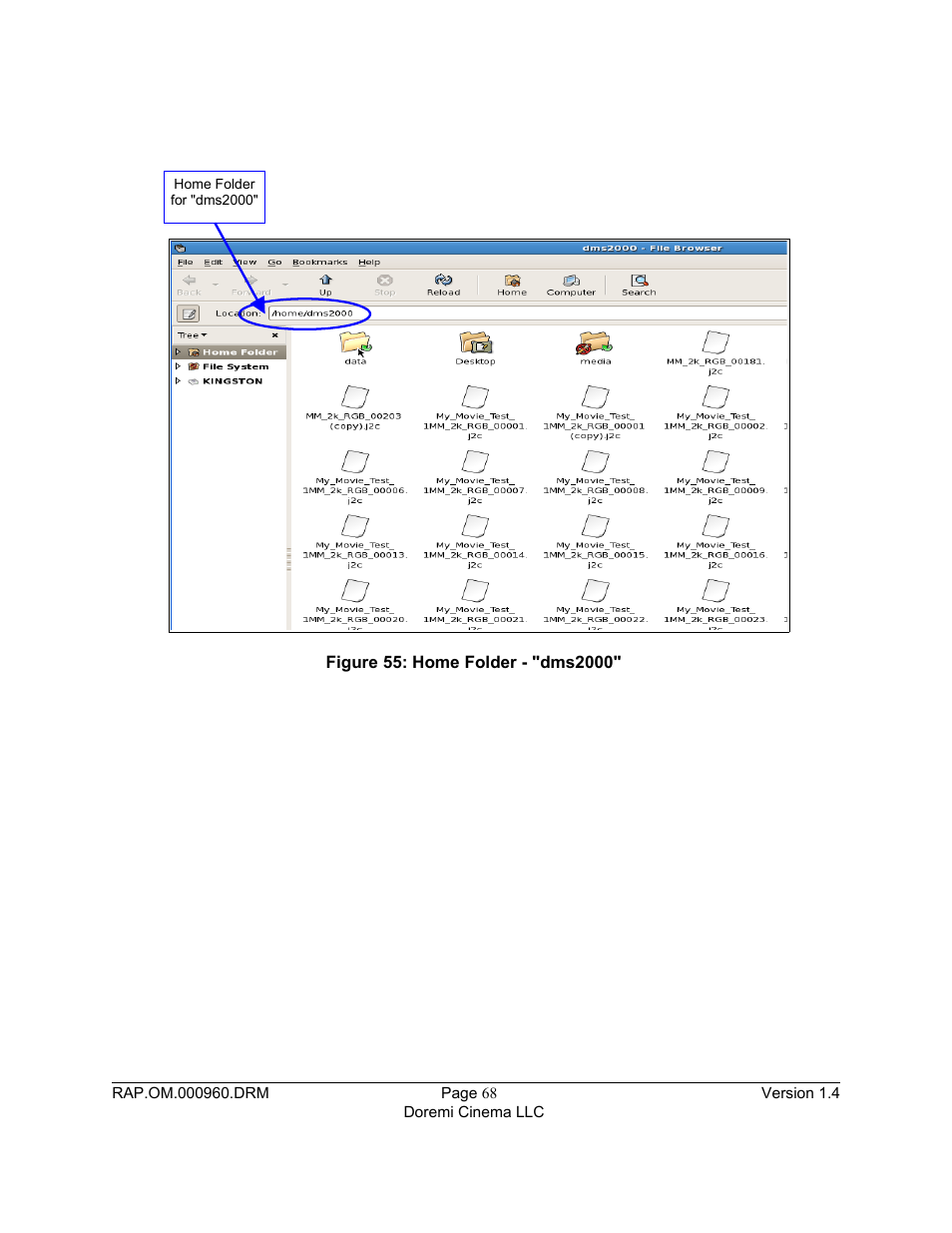 Figure 55 | Doremi Rapid and Rapid-2x User Manual | Page 68 / 91