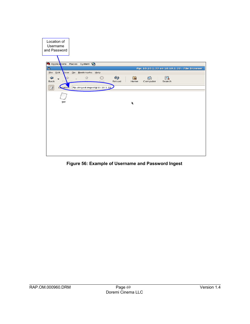 Figure 56 | Doremi Rapid and Rapid-2x User Manual | Page 69 / 91