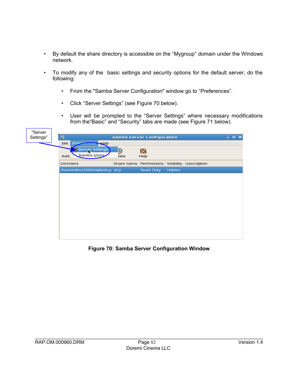 Doremi Rapid and Rapid-2x User Manual | Page 82 / 91