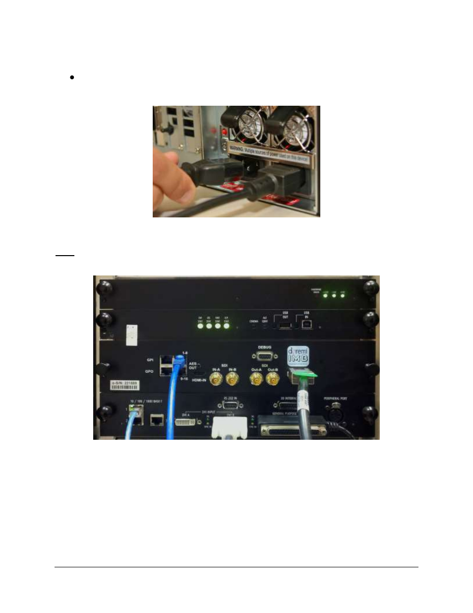 Doremi ShowVault / IMB User Manual | Page 12 / 31