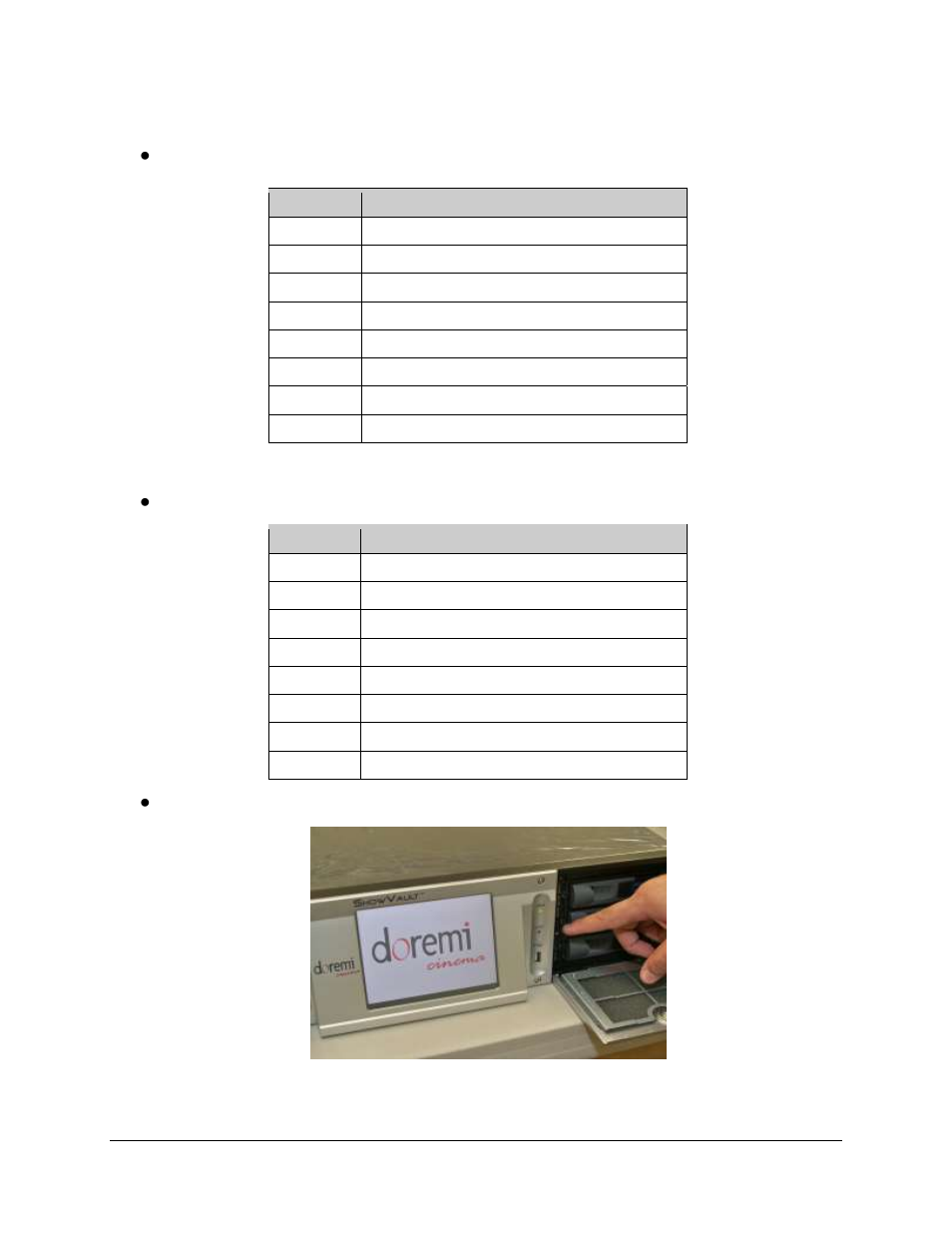 Doremi ShowVault / IMB User Manual | Page 15 / 31