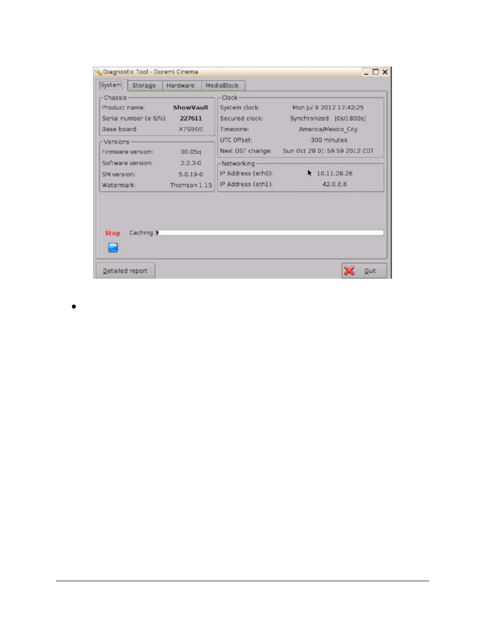 Doremi ShowVault / IMB User Manual | Page 21 / 31