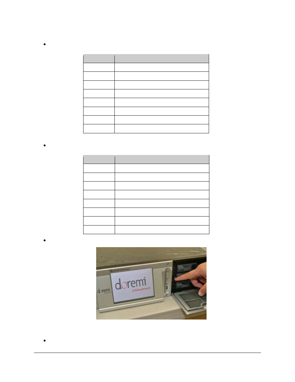 Doremi ShowVault / IMB User Manual | Page 17 / 36