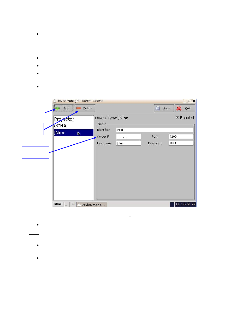Removing an ecna device, Adding a jnior device, 5 adding a jnior device | Doremi ShowVault / IMB User Manual | Page 106 / 276