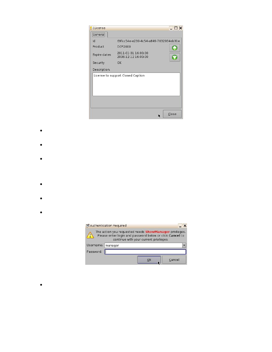 Anager, 12 live manager | Doremi ShowVault / IMB User Manual | Page 122 / 276