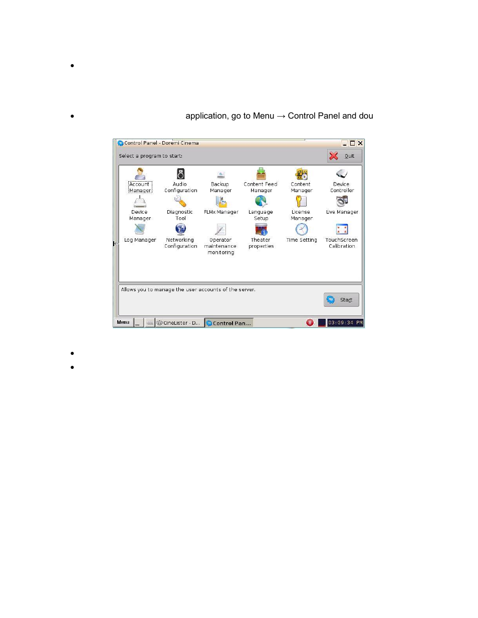 Anager, 13 log manager | Doremi ShowVault / IMB User Manual | Page 126 / 276