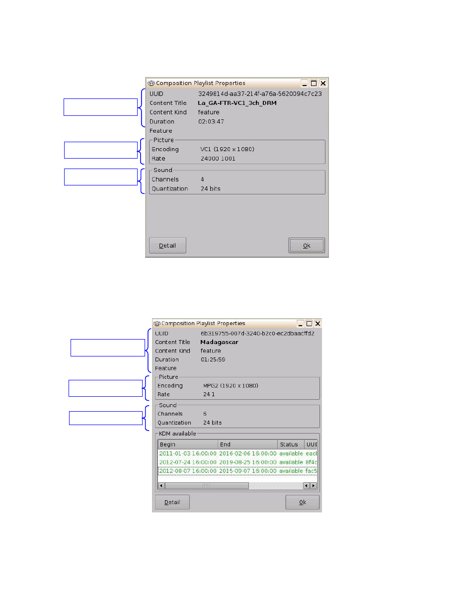 Nencrypted, Ncrypted, With | Alid, More than, Ours, 1 unencrypted cpls | Doremi ShowVault / IMB User Manual | Page 164 / 276