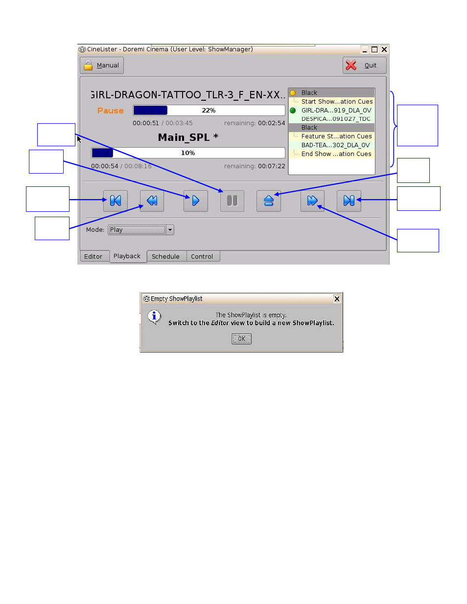Figure 275), Figure 276) | Doremi ShowVault / IMB User Manual | Page 210 / 276