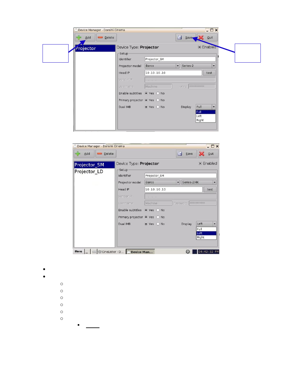 Figure 321), Figure 322) | Doremi ShowVault / IMB User Manual | Page 245 / 276
