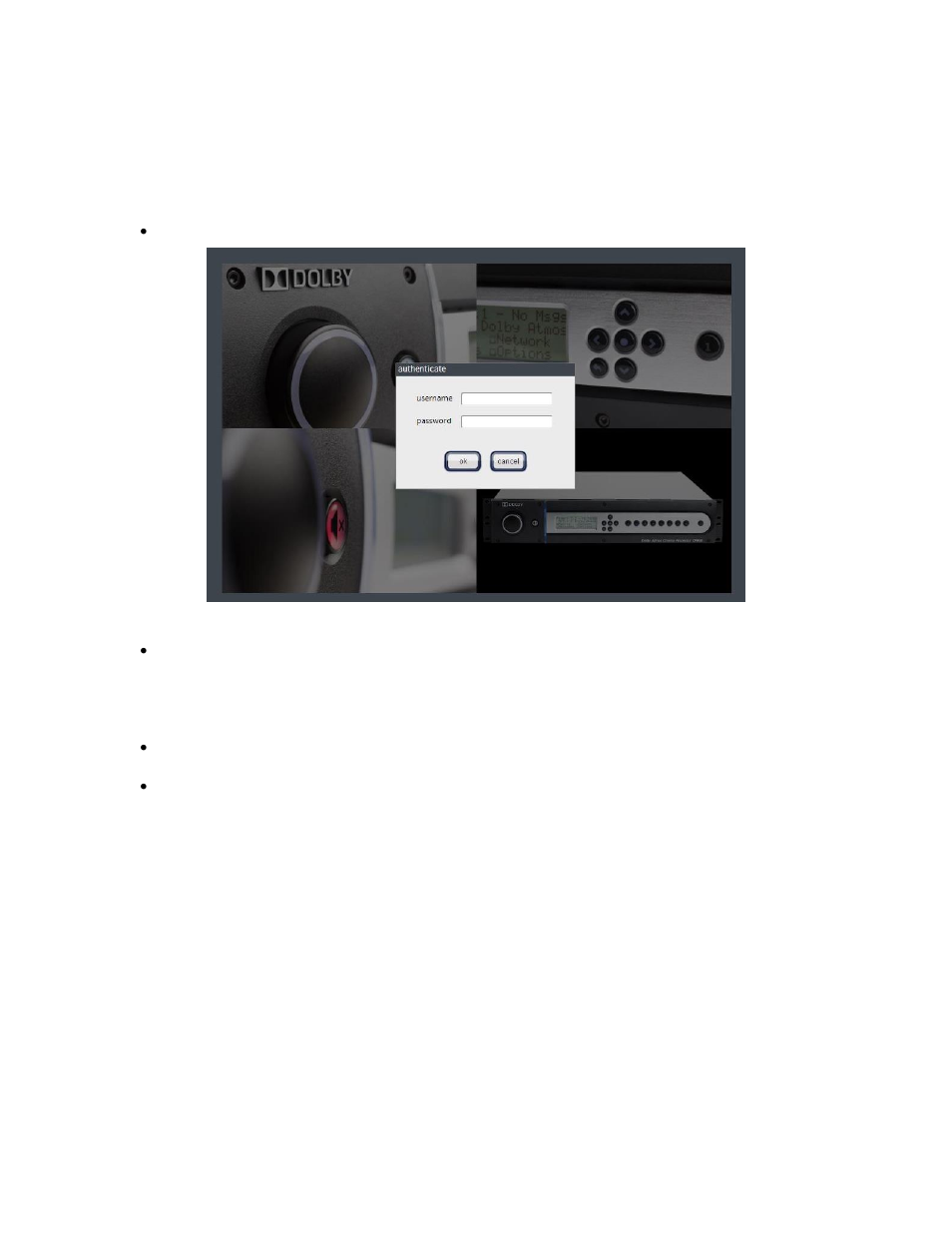 Olby, Cp850, Accessing the dolby cp850 web gui | 1 accessing the dolby cp850 web gui | Doremi ShowVault / IMB User Manual | Page 266 / 276