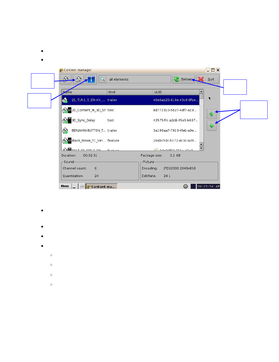 Actions button, 2 composition playlists page | Doremi ShowVault / IMB User Manual | Page 73 / 276