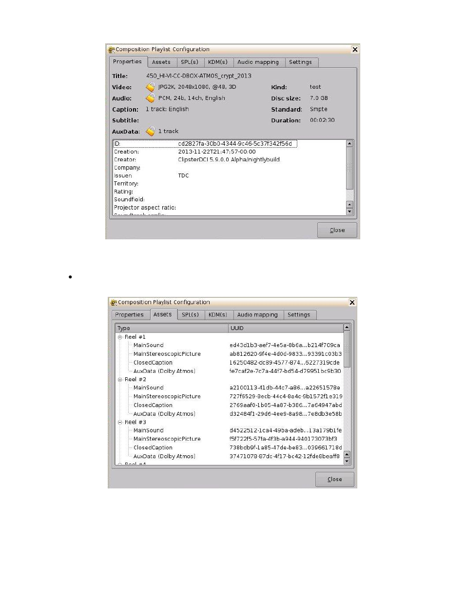Assets tab, Figure 95), L (figure 95) | Doremi ShowVault / IMB User Manual | Page 79 / 276