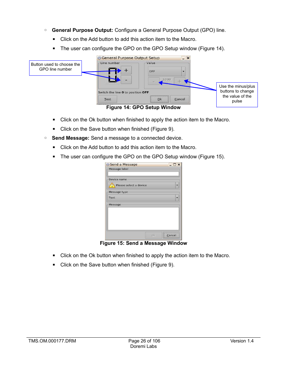 Doremi TMS User Manual | Page 26 / 106