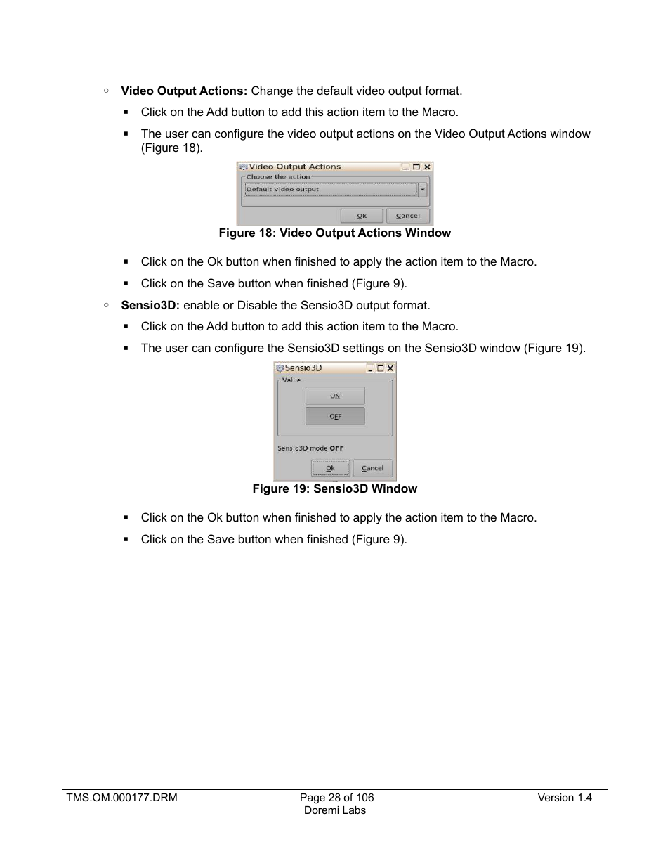 Doremi TMS User Manual | Page 28 / 106