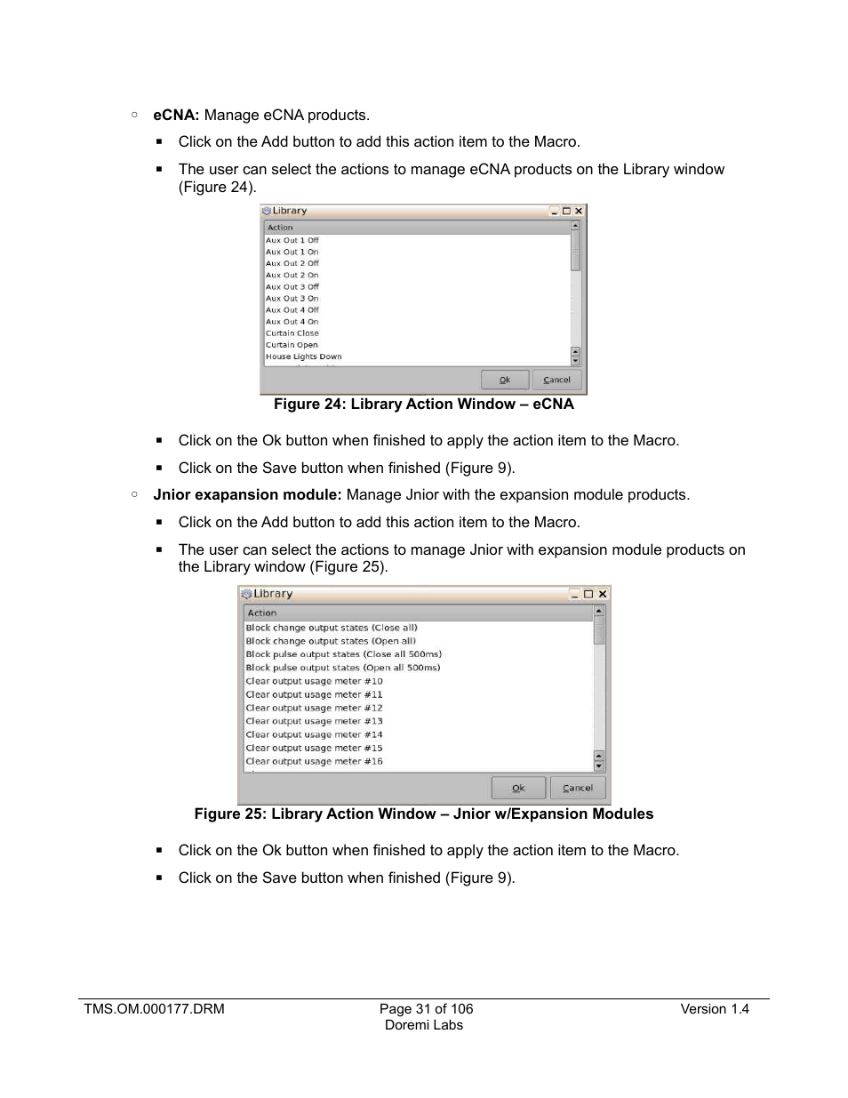 Doremi TMS User Manual | Page 31 / 106