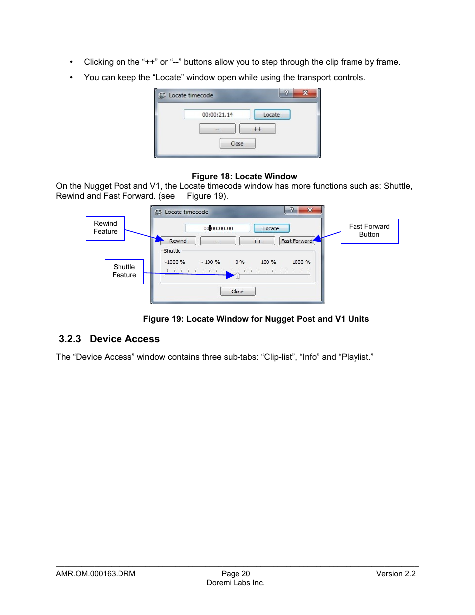 3 device access | Doremi Asset Manager User Manual | Page 20 / 84