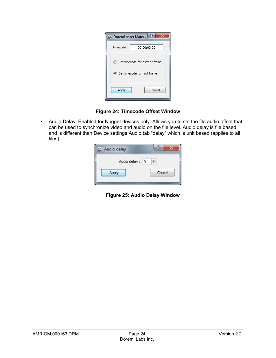 Doremi Asset Manager User Manual | Page 24 / 84