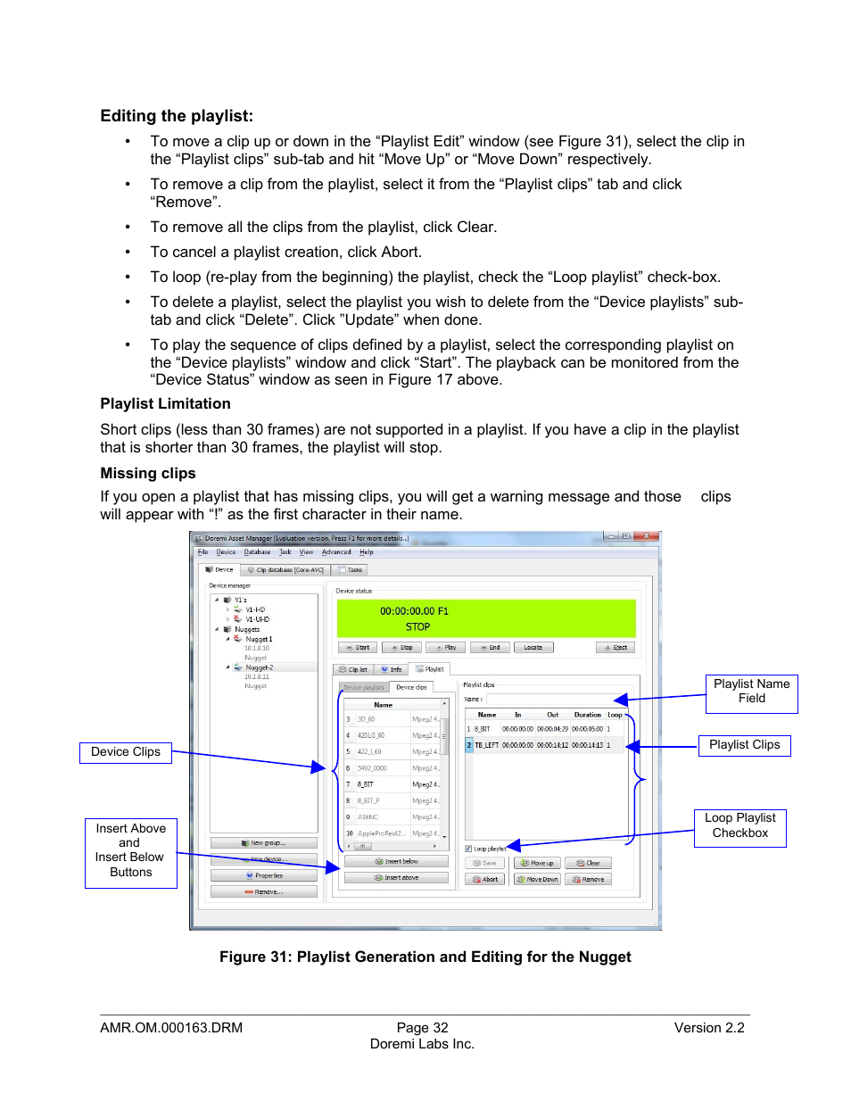 Figure 31) | Doremi Asset Manager User Manual | Page 32 / 84