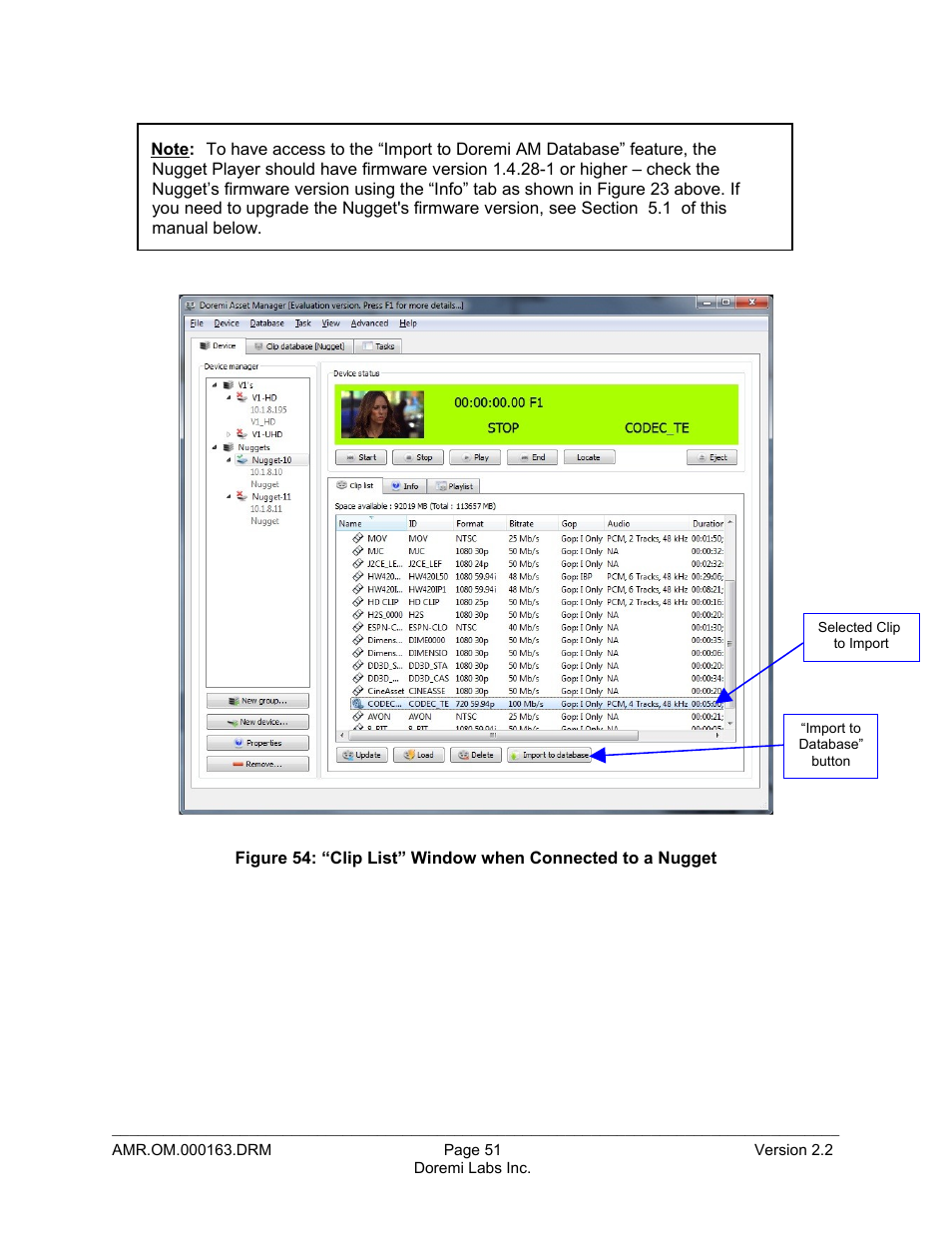 Doremi Asset Manager User Manual | Page 51 / 84