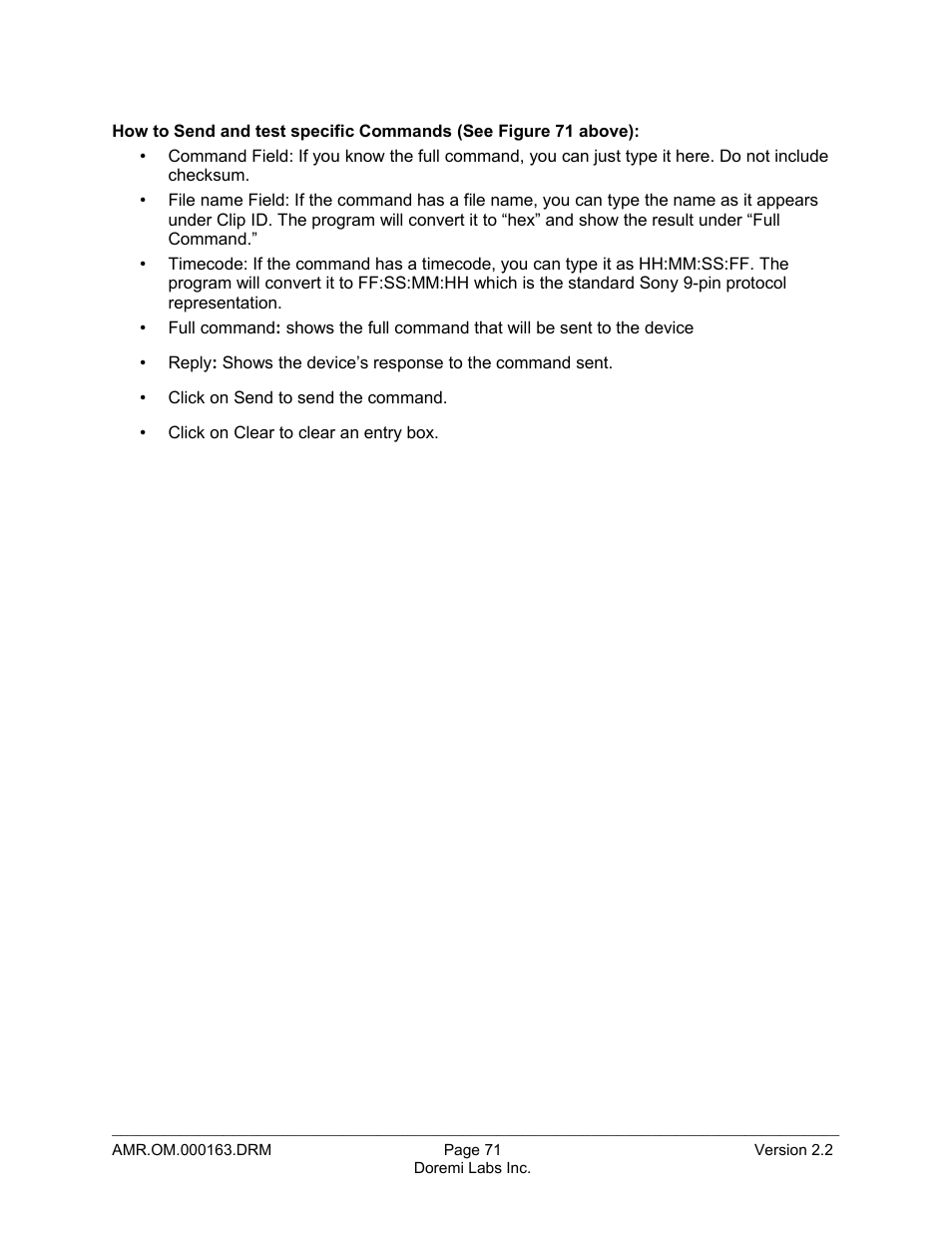 Doremi Asset Manager User Manual | Page 71 / 84