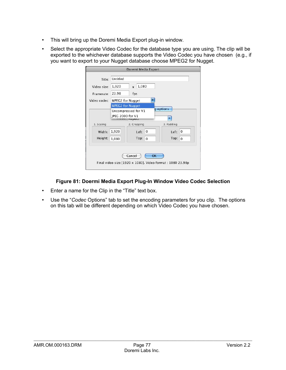 Doremi Asset Manager User Manual | Page 77 / 84