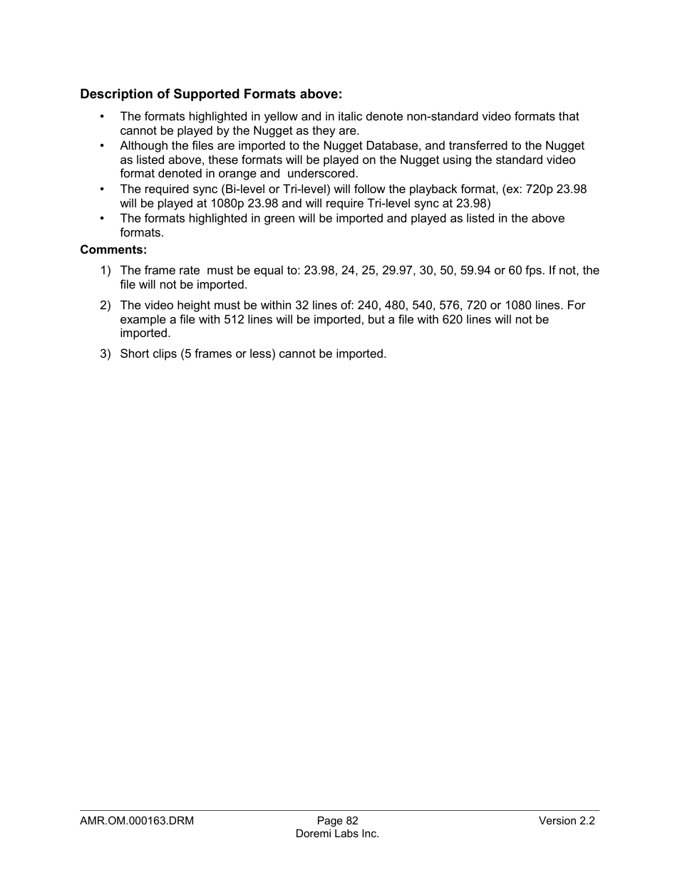 Doremi Asset Manager User Manual | Page 82 / 84