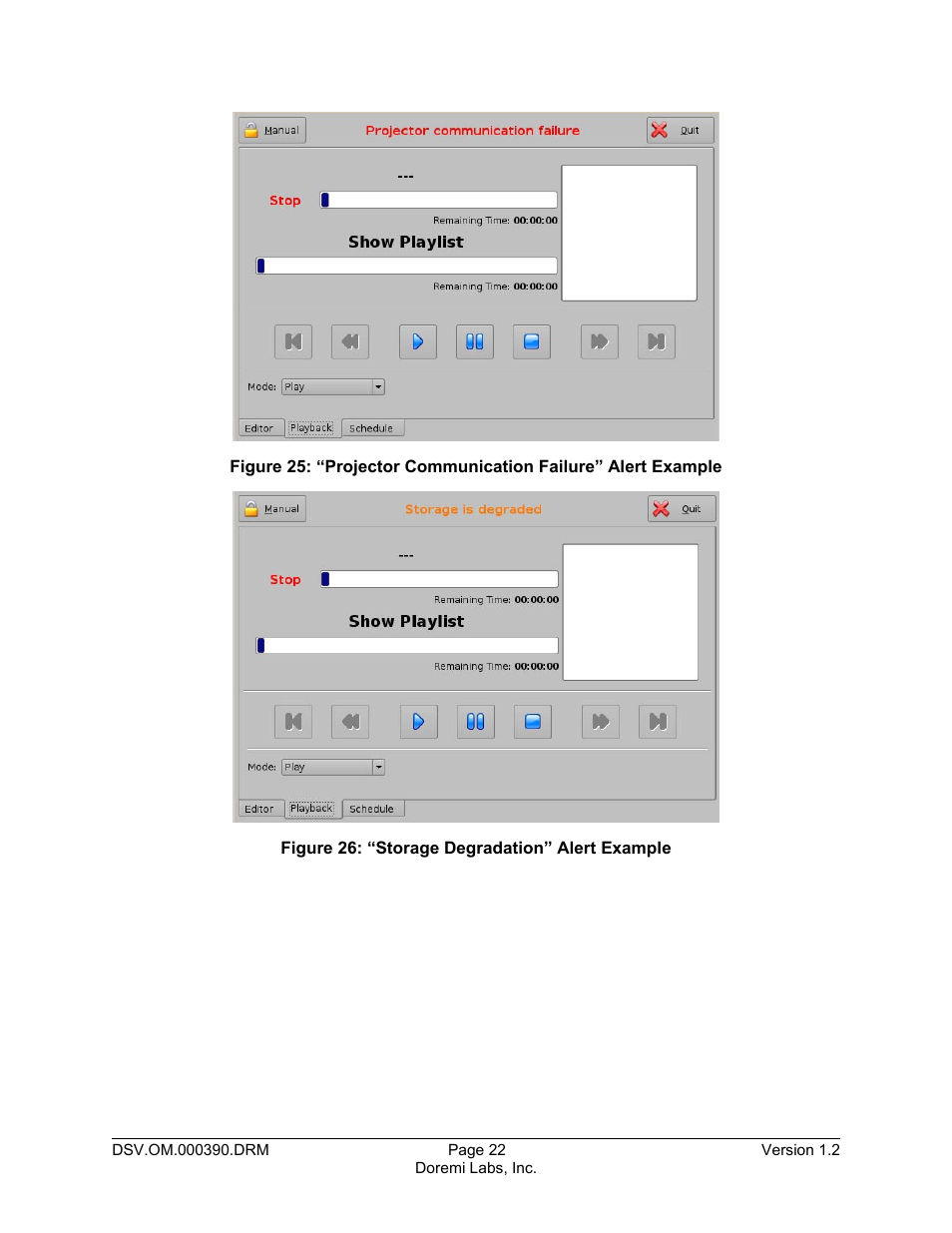 Doremi DSV-J2 User Manual | Page 22 / 30