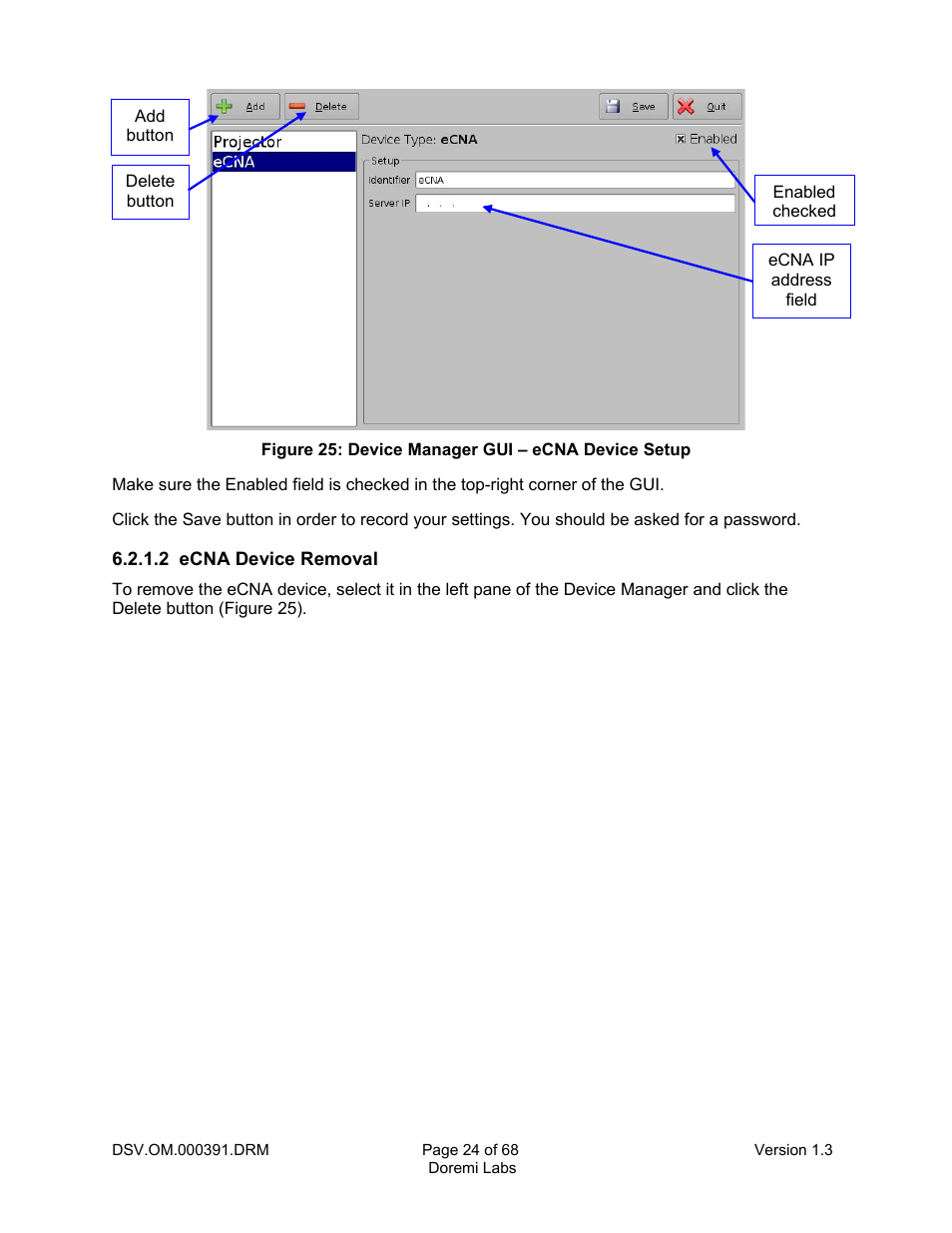 2 ecna device removal | Doremi DSV-J2 User Manual | Page 24 / 68