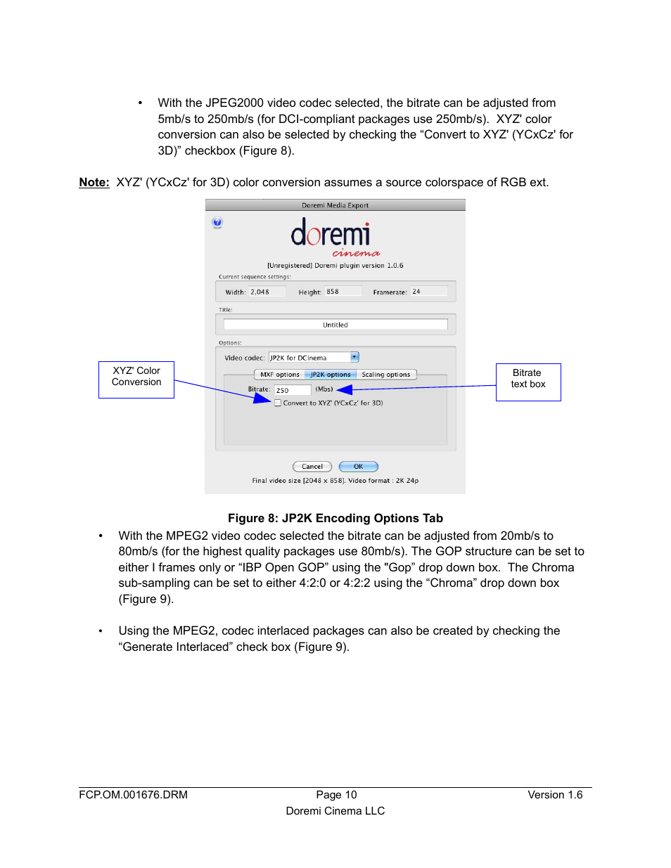 Figure 8 | Doremi Final Cut Pro User Manual | Page 10 / 18