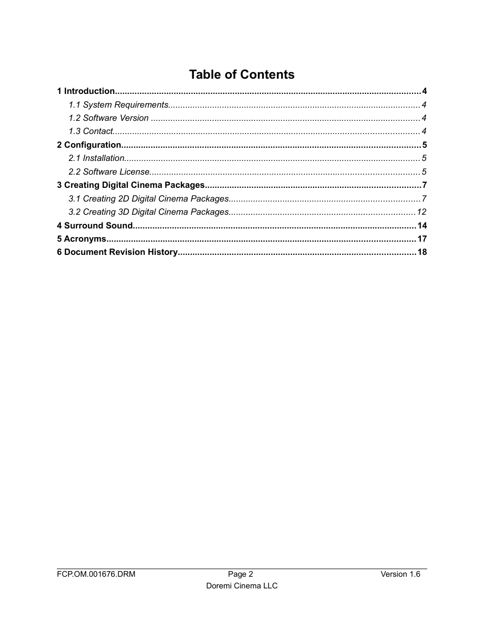 Doremi Final Cut Pro User Manual | Page 2 / 18