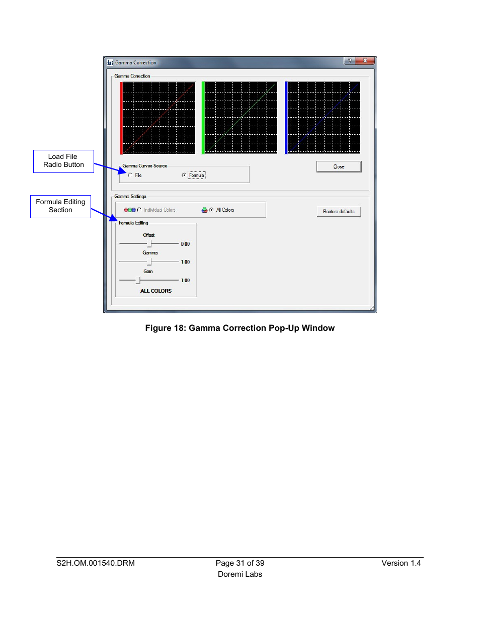 Doremi S2H-30 User Manual | Page 31 / 39