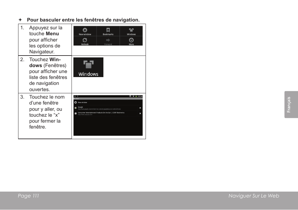 COBY electronic MID1126 User Manual | Page 111 / 127