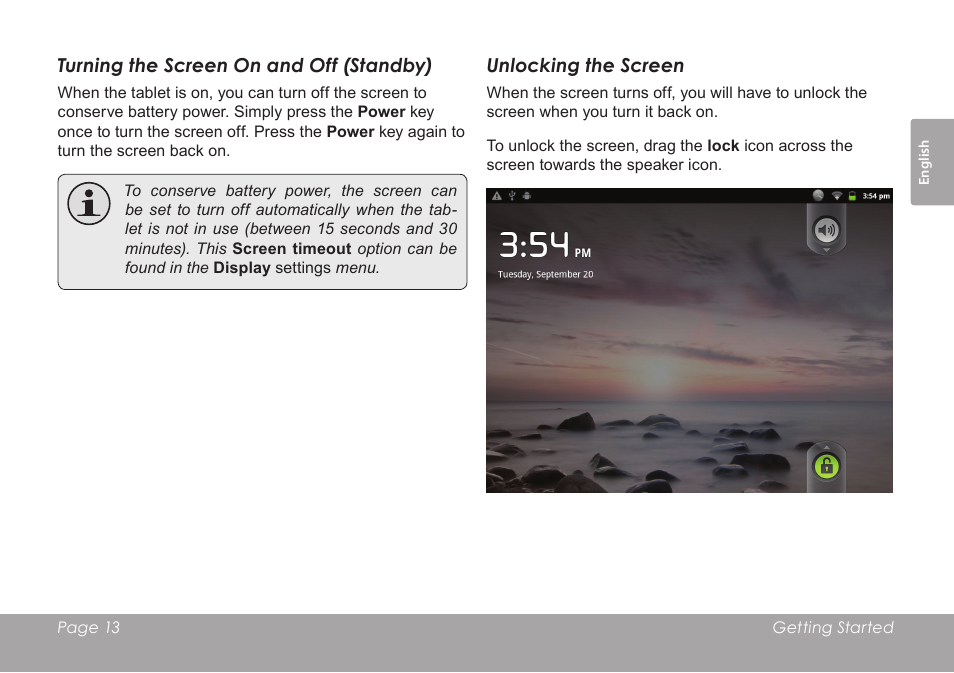 COBY electronic MID1126 User Manual | Page 13 / 127