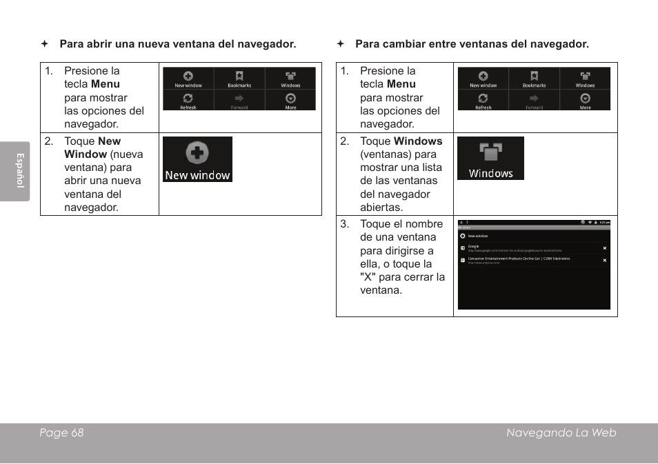 COBY electronic MID1126 User Manual | Page 68 / 127